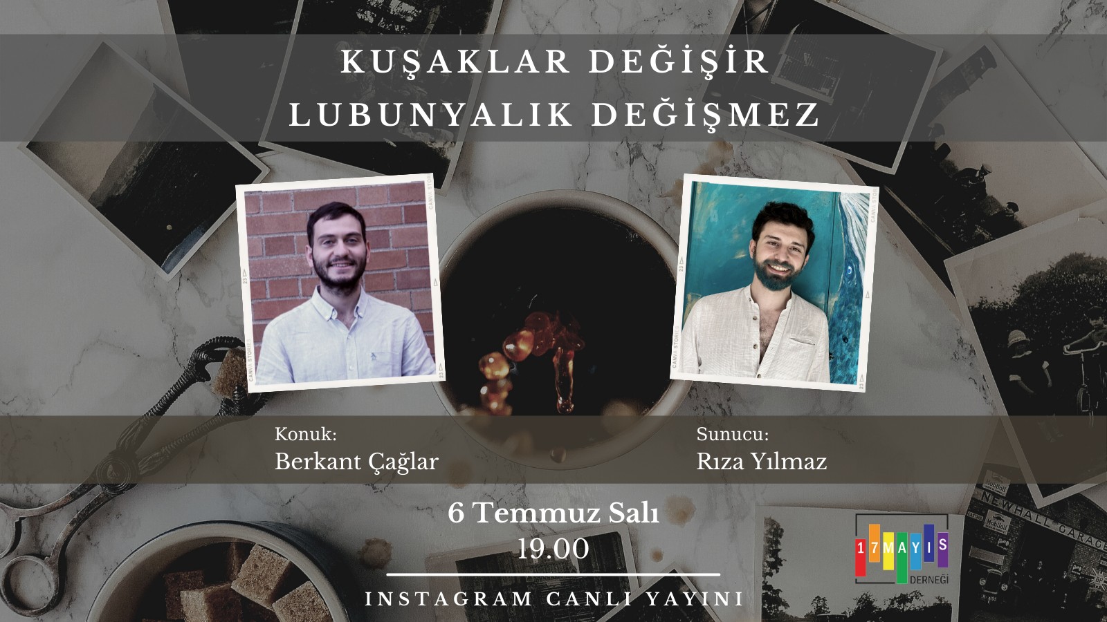 "Kuşaklar Değişir Lubunyalık Değişmez" Canlı Yayını Yarın 19:00'da Instagram'da! - 17 Mayıs
