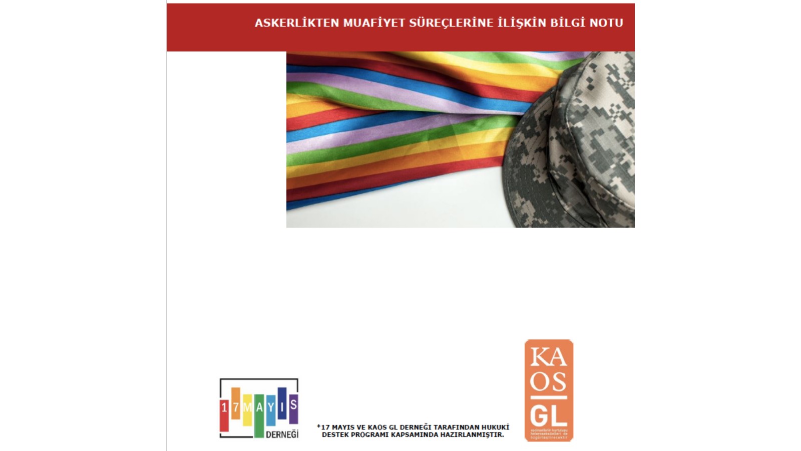 Askerlikten Muafiyet Süreçlerine İlişkin Bilgi Notu - 17 Mayıs