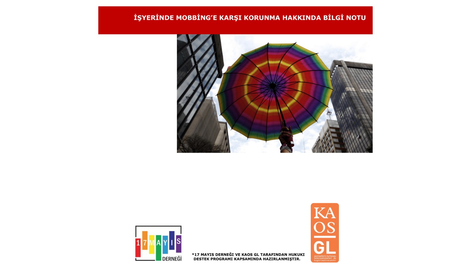 İşyerinde Mobbing’e Karşı Korunma Hakkında Bilgi Notu - 17 Mayıs