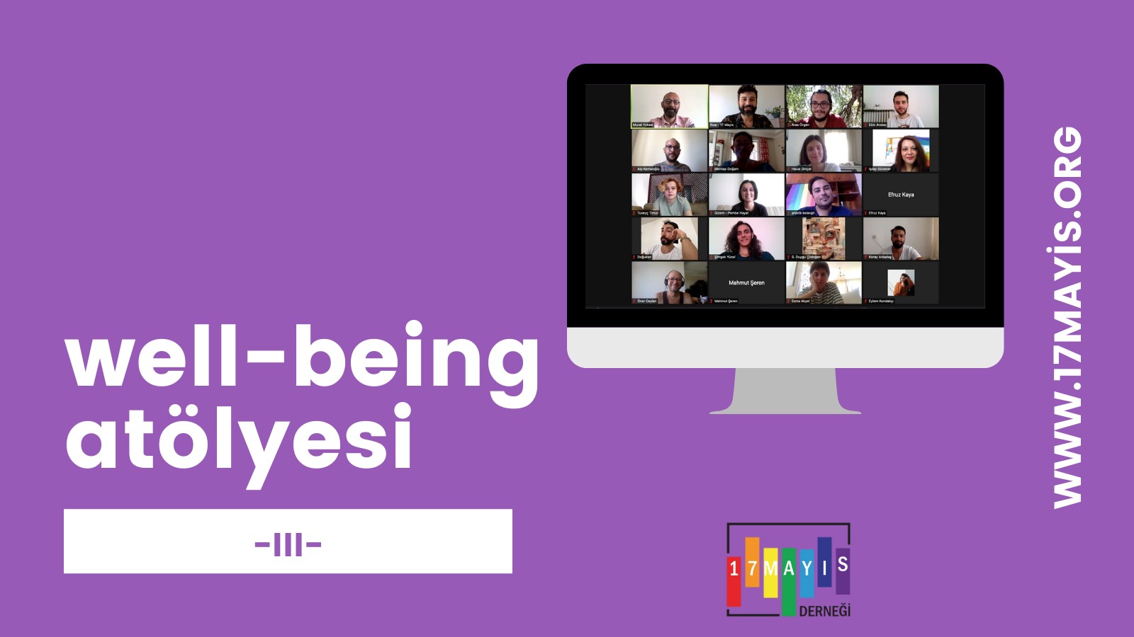 LGBTİ+ Örgütleriyle Well-Being Atölyesi - 17 Mayıs