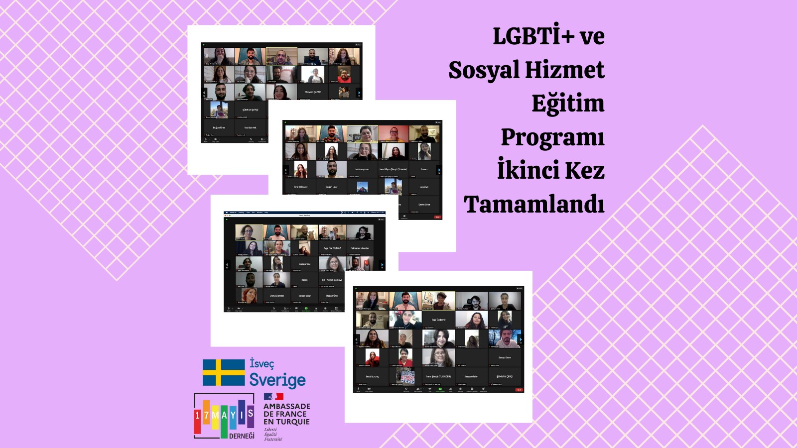 LGBTİ+ ve Sosyal Hizmet Eğitim Programı İkinci Kez Tamamlandı! - 17 Mayıs