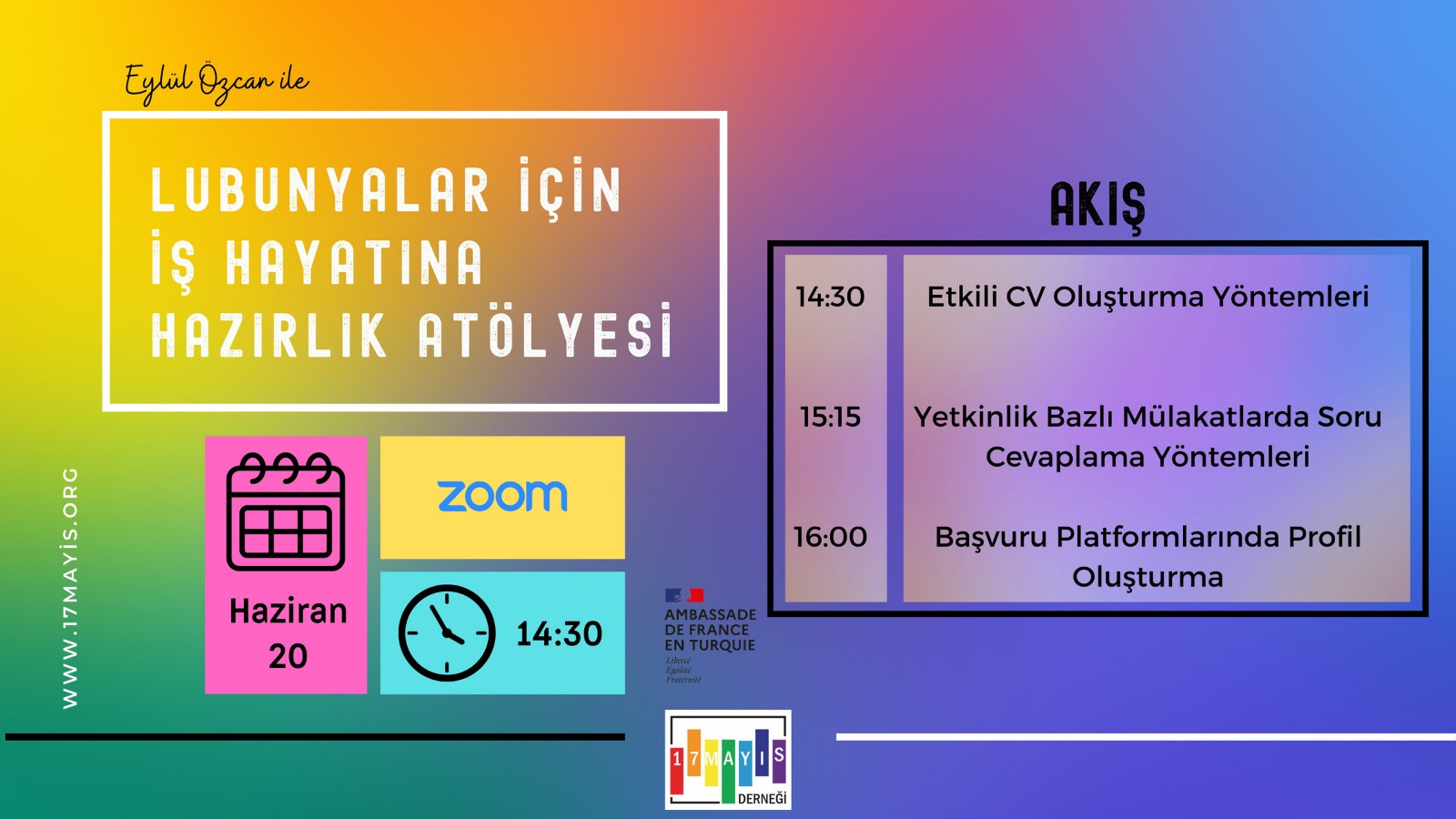 Lubunyalar İçin İş Hayatına Hazırlık Atölyesi Kayıtları Başladı! - 17 Mayıs