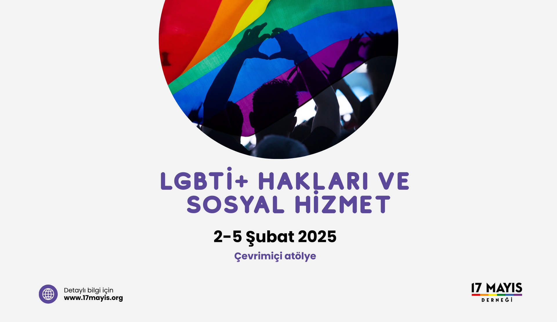 Sosyal Hizmet ve LGBTİ+ Hakları atölyesine davet - 17 Mayıs