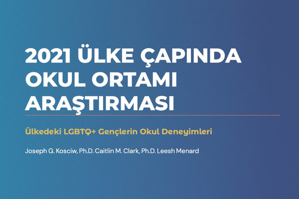 2021 ÜLKE ÇAPINDA OKUL ORTAMI ARAŞTIRMASI: Ülkedeki LGBTQ+ Gençlerin Okul Deneyimleri - 17 Mayıs